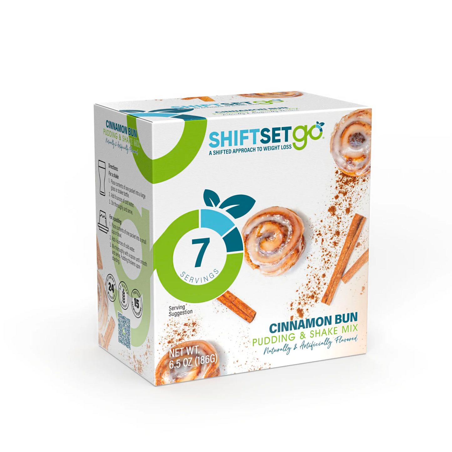 Cinnamon Bun Pudding & Shake Mix: Shift Set Go